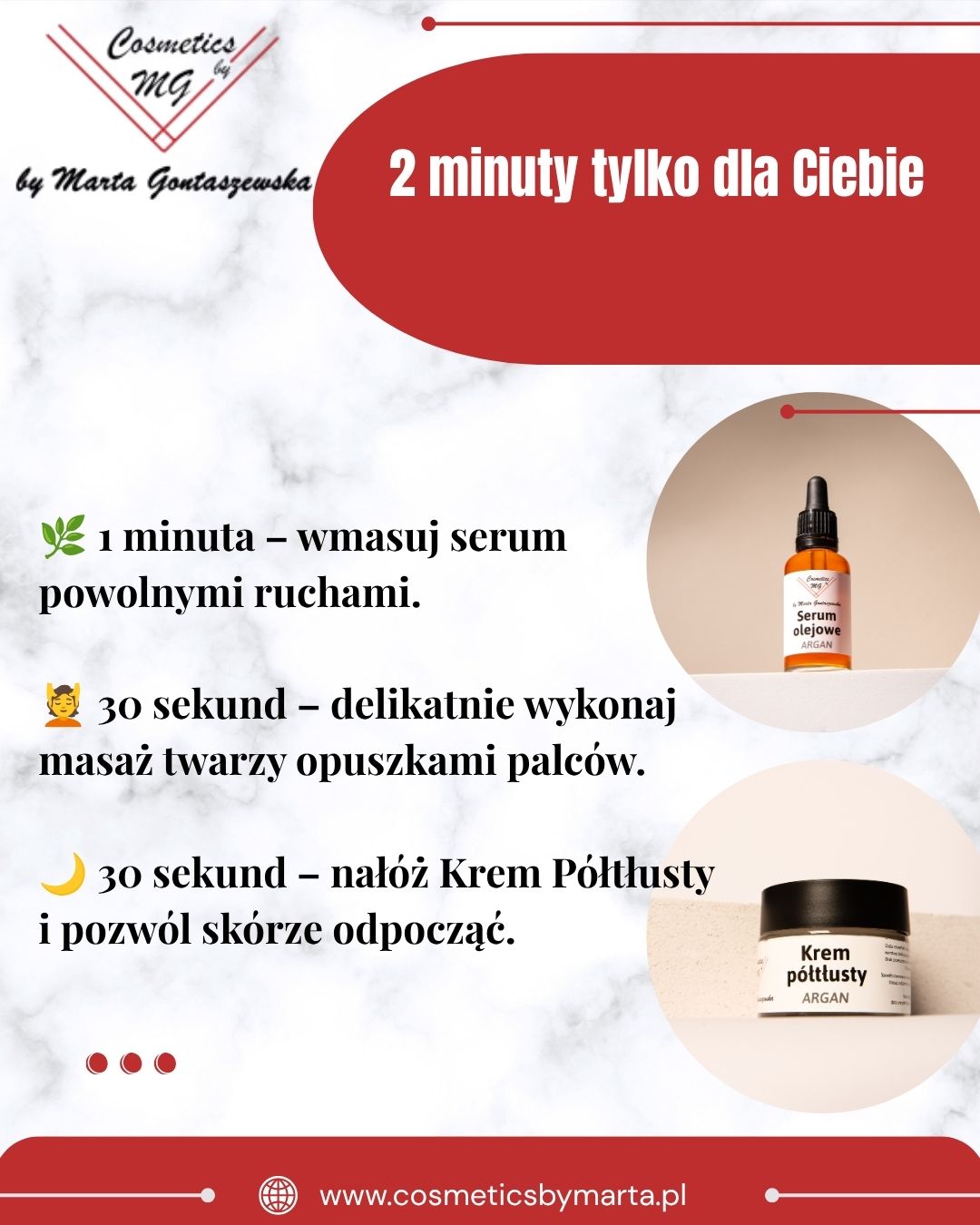 Wieczorny Rytuał Regenerujący (Krem Półtłusty + Serum Olejowe) - obrazek 2
